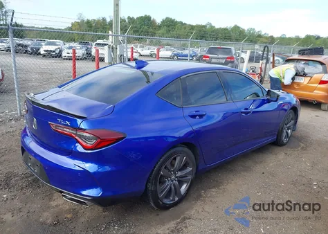 2021 Acura Tlx A-Spec Package из США, поврежденный, VIN 19UUB5F58MA016556